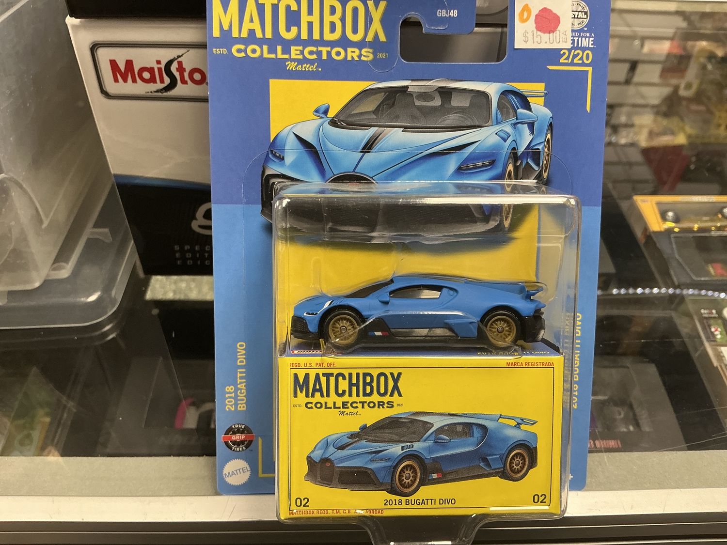 2018 Bugatti Divo blue