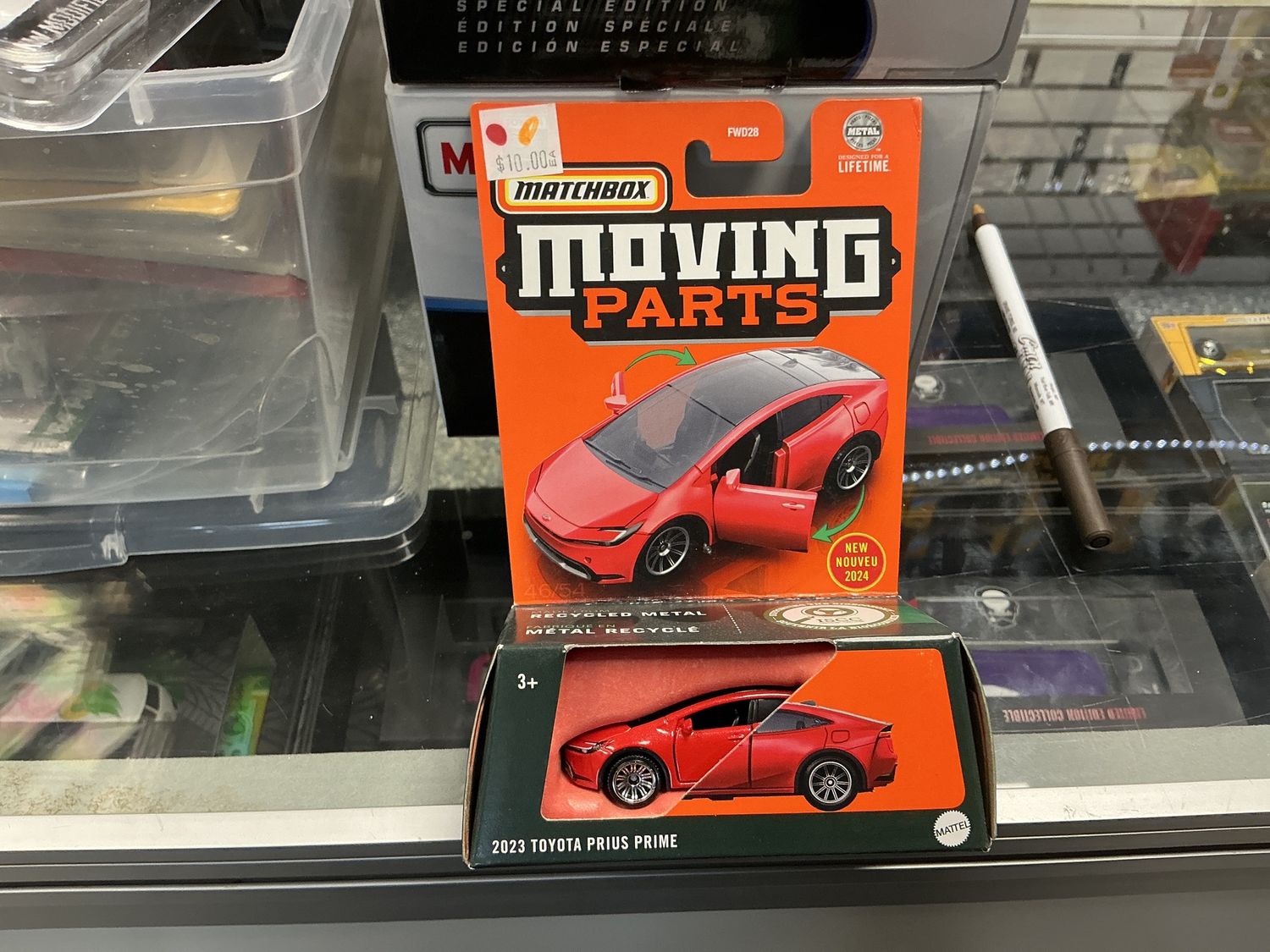 2023 Toyota Prius prime red