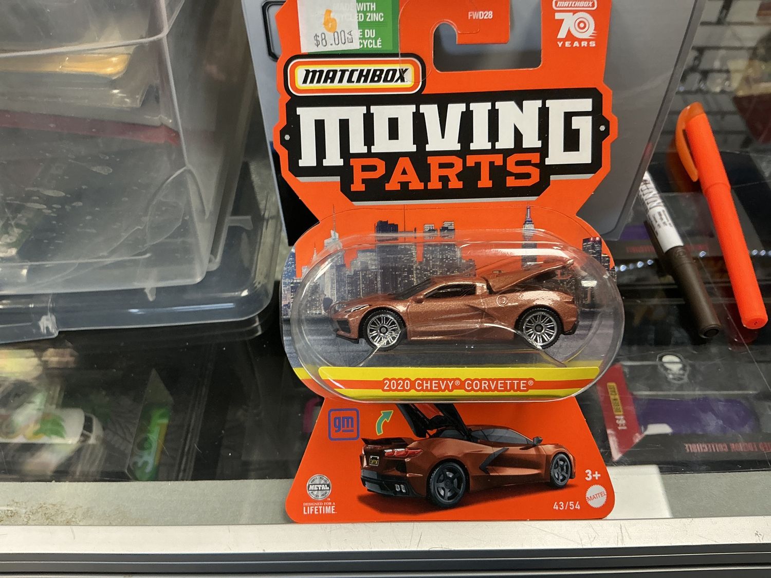 2020 Chevy Corvette brown