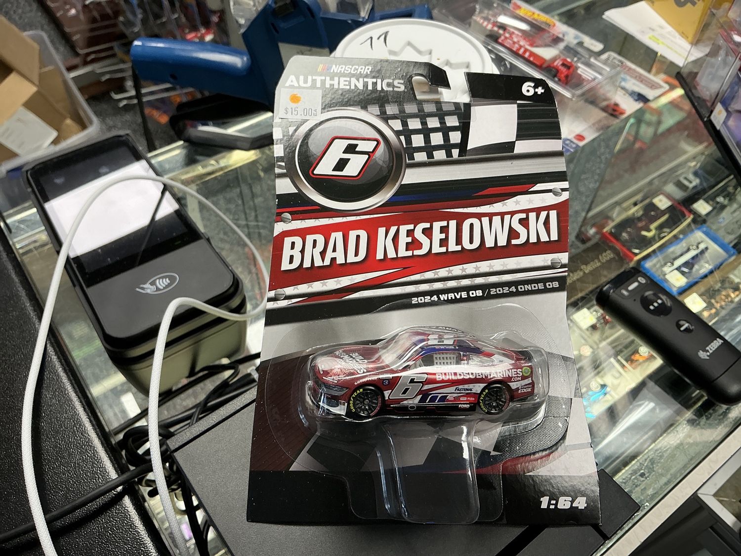 Brad Keselowski #6 red