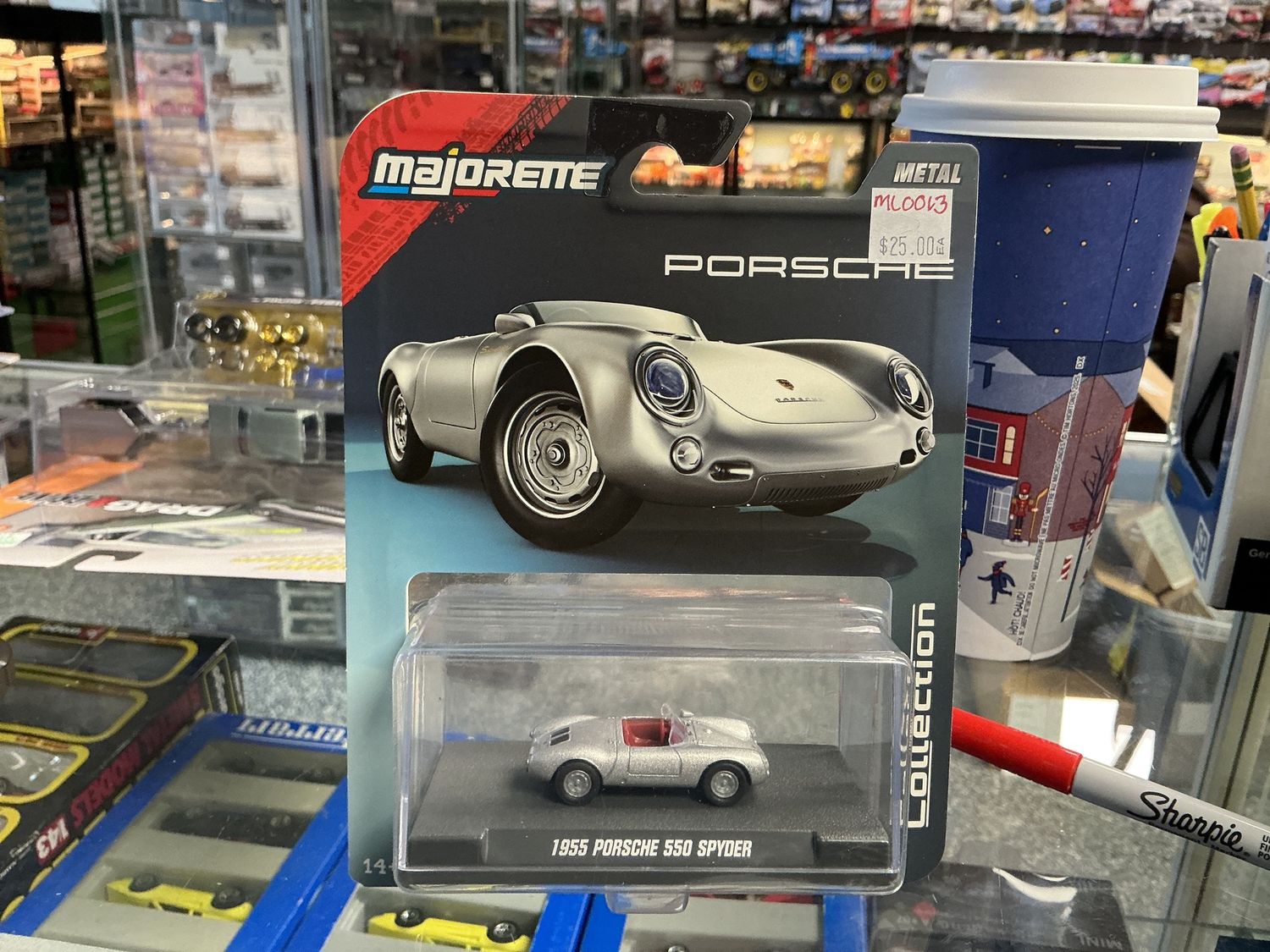 1955 Porsche 550 spider silver