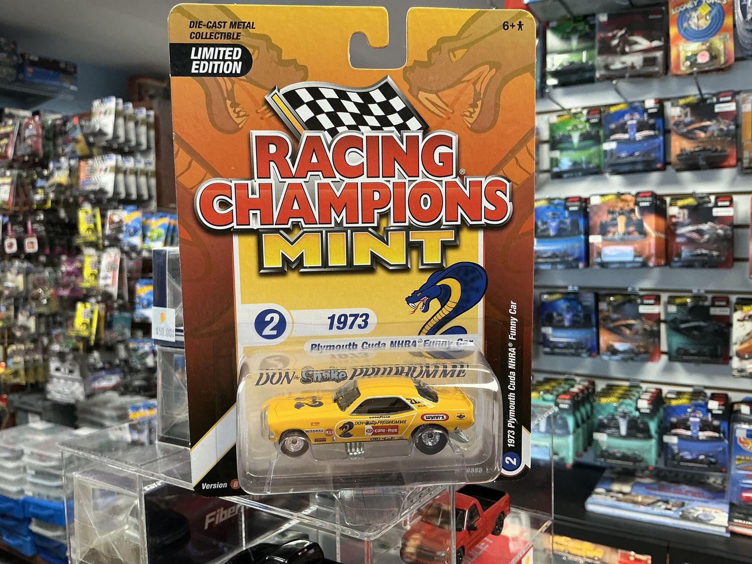 The snake 1973 Plymouth cuda funny car