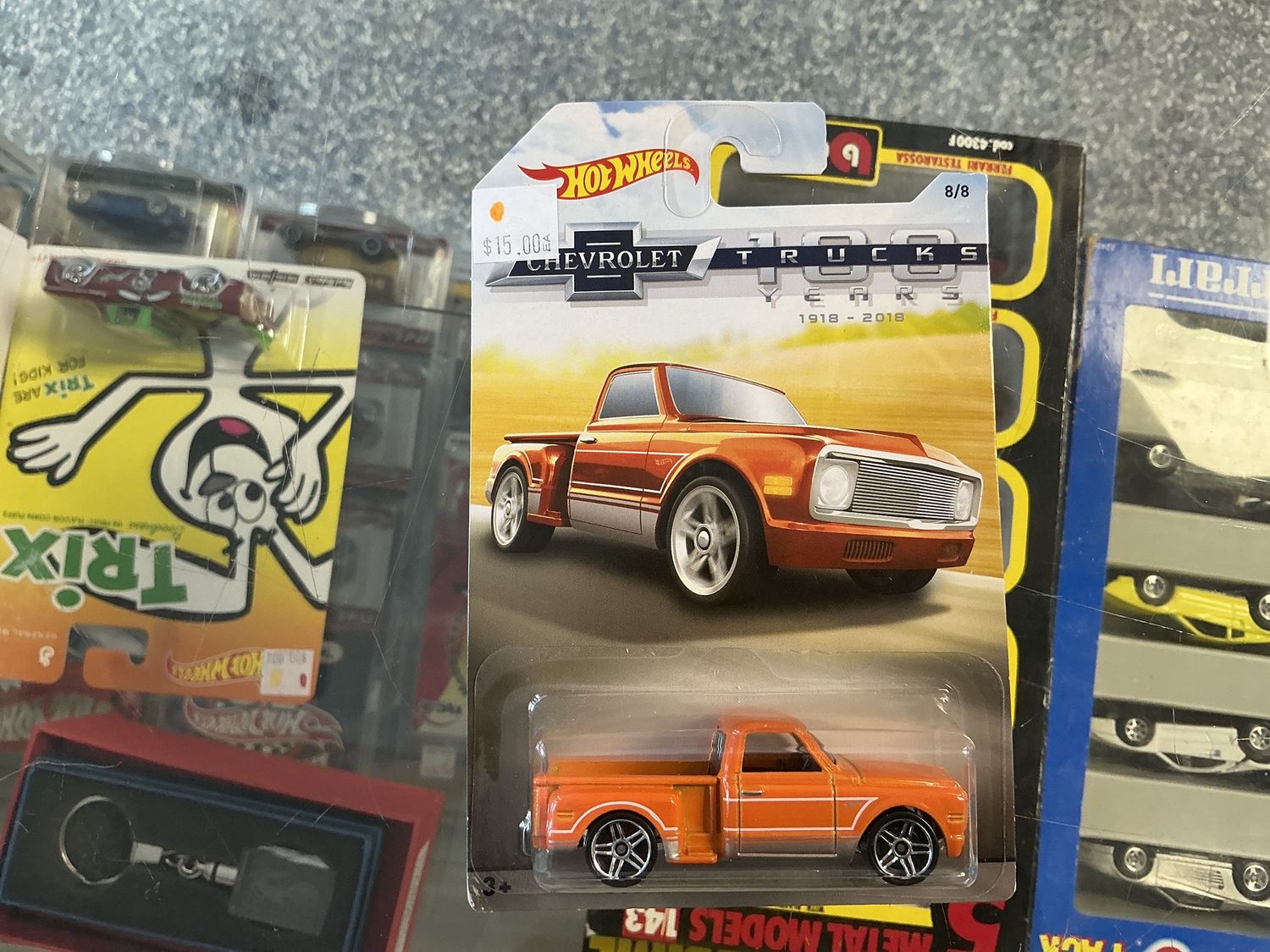 Hundred years trucks 1969 custom Chevy pick up orange