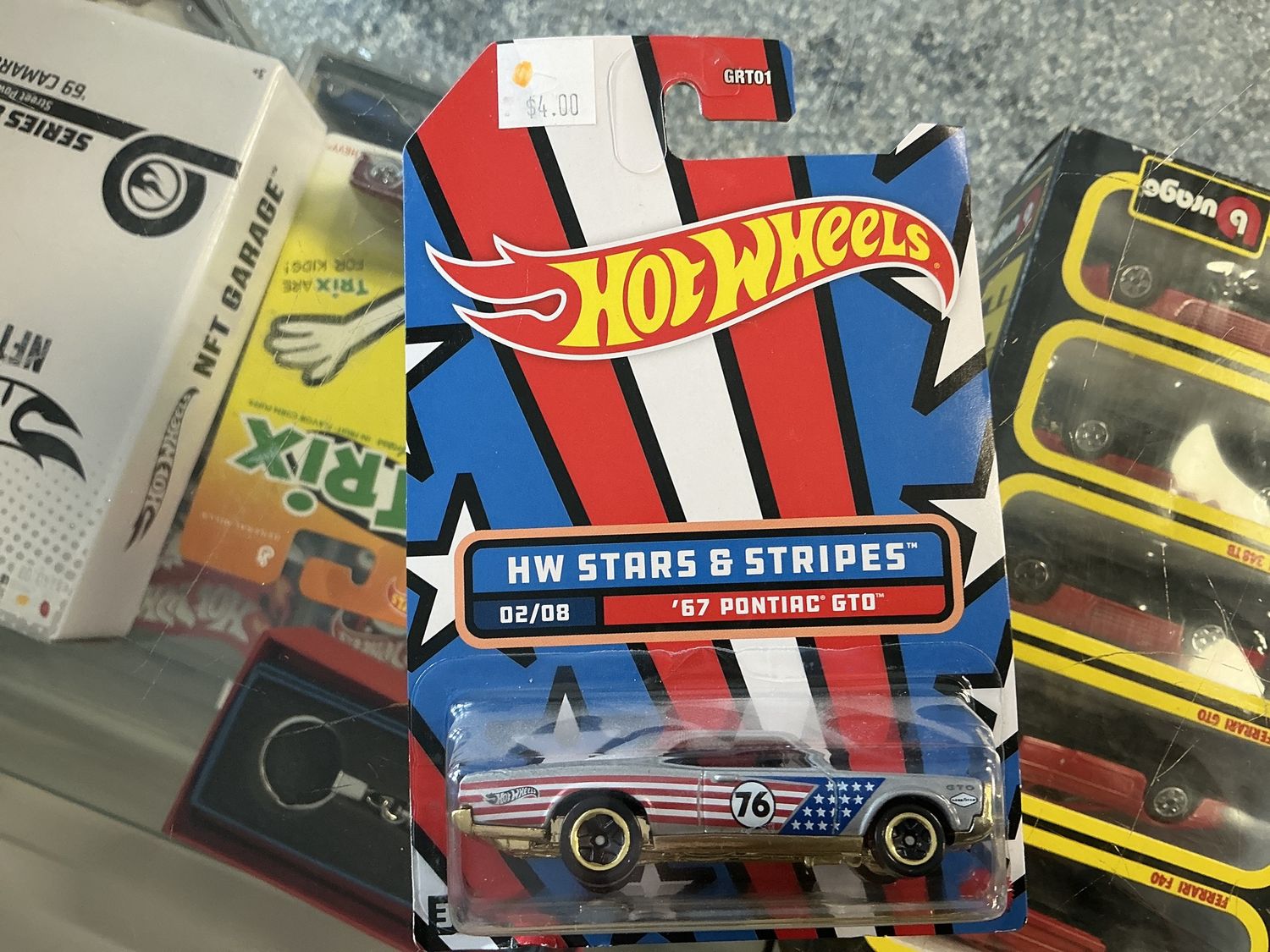 Stars and stripes 1967 Pontiac GTO