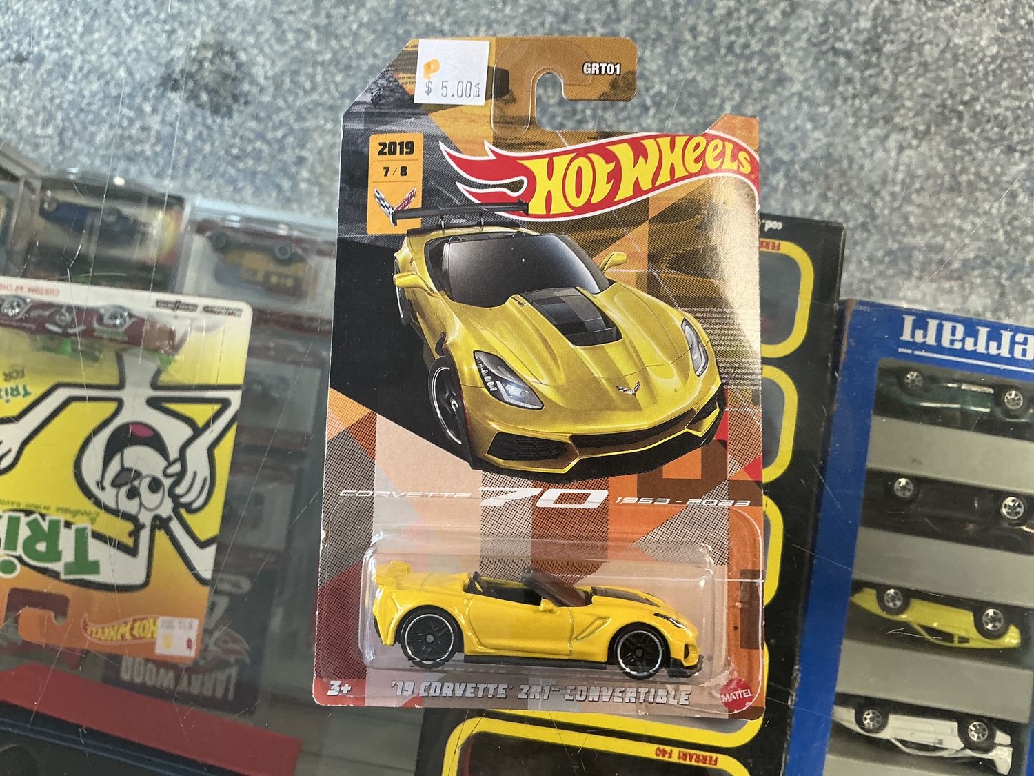 2019 Corvette ZR1 convertible, yellow