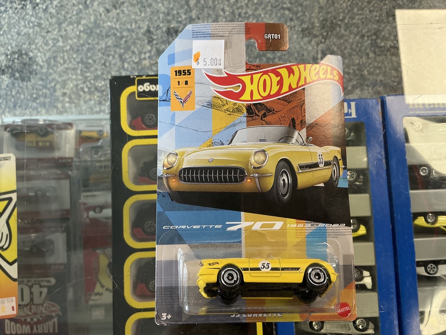 1955 Corvette yellow