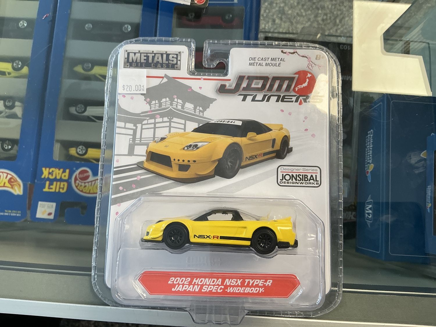 2002 Honda NSX type R yellow widebody