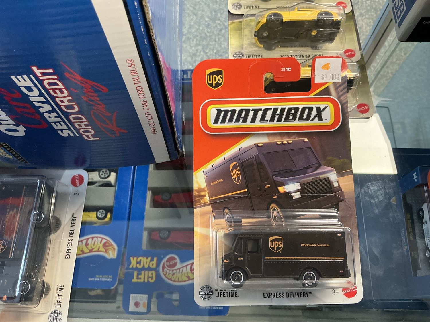 Express delivery UPS truck