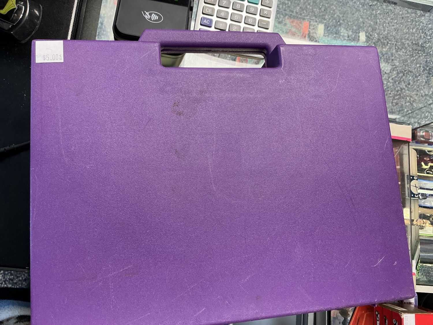 Purple carry case