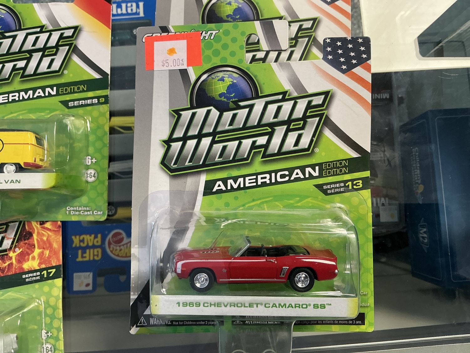 1969 Chevy Camaro SS red convertible