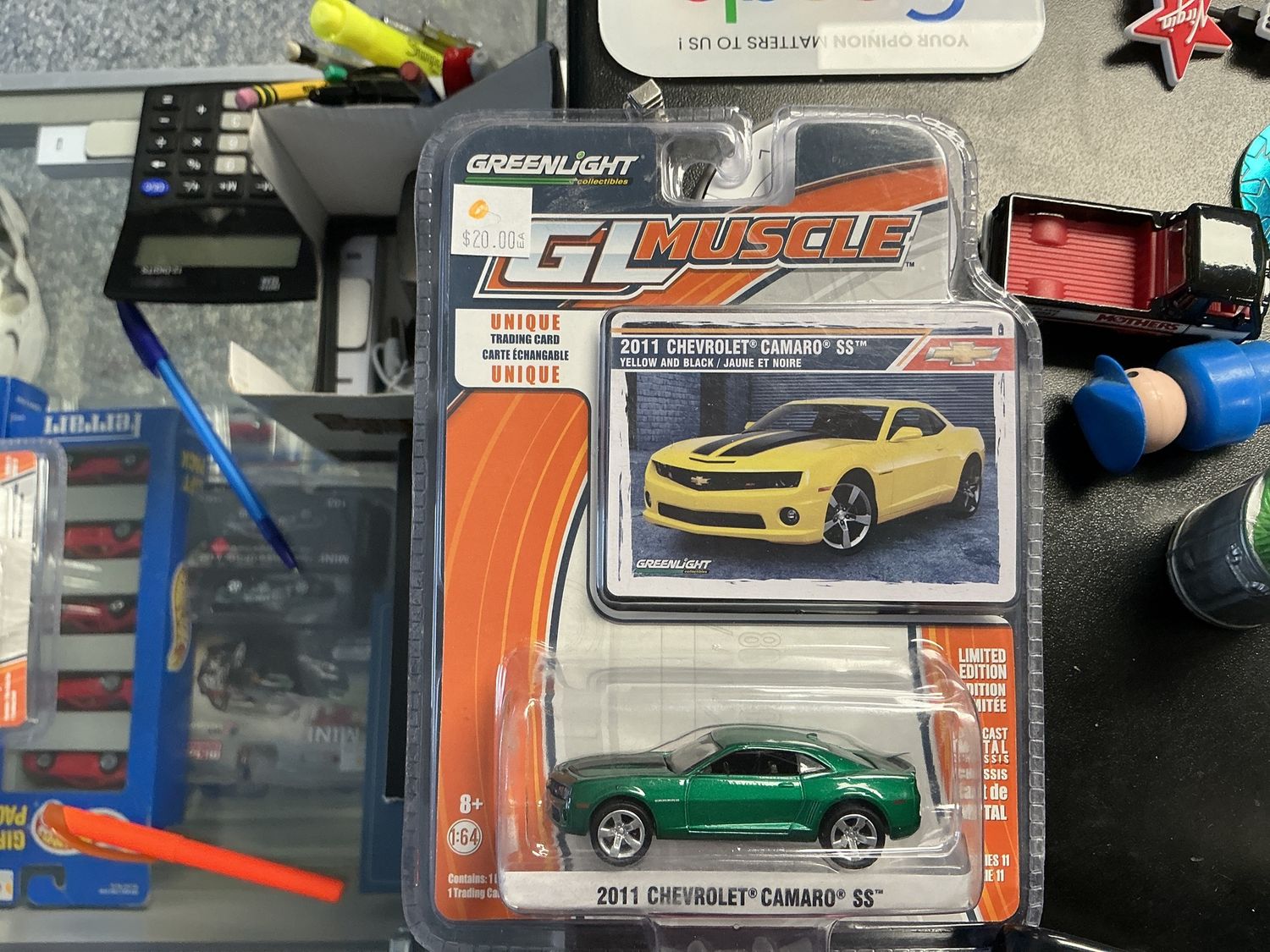 2011 Chevy Camaro SS green