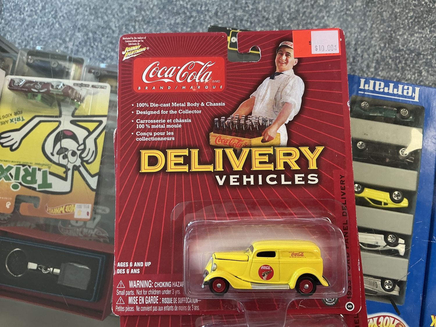 1933 Ford panel delivery, yellow Coca-Cola