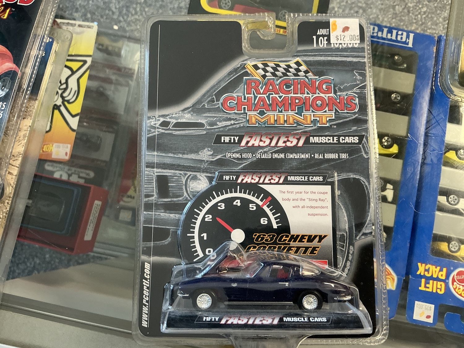 Racing champions mint 50 fastest muscle cars 63 Corvette