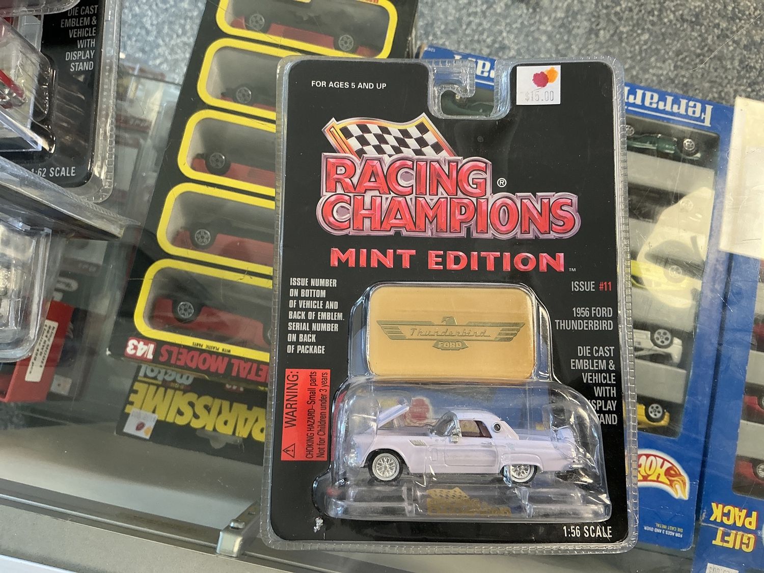 Racing champions, mint edition issue number 11 1956 Ford Thunderbird