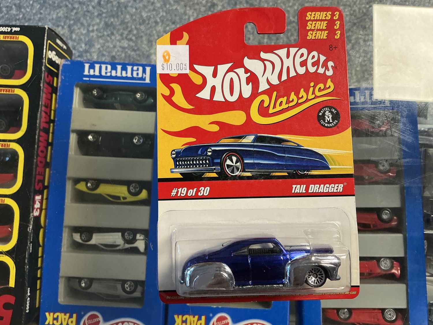 Hot wheels Classics, Taildragger blue