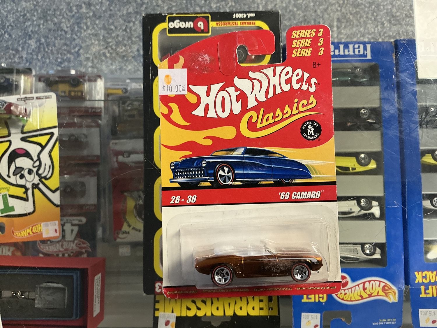 Hot wheels classic 1969 Camaro copper