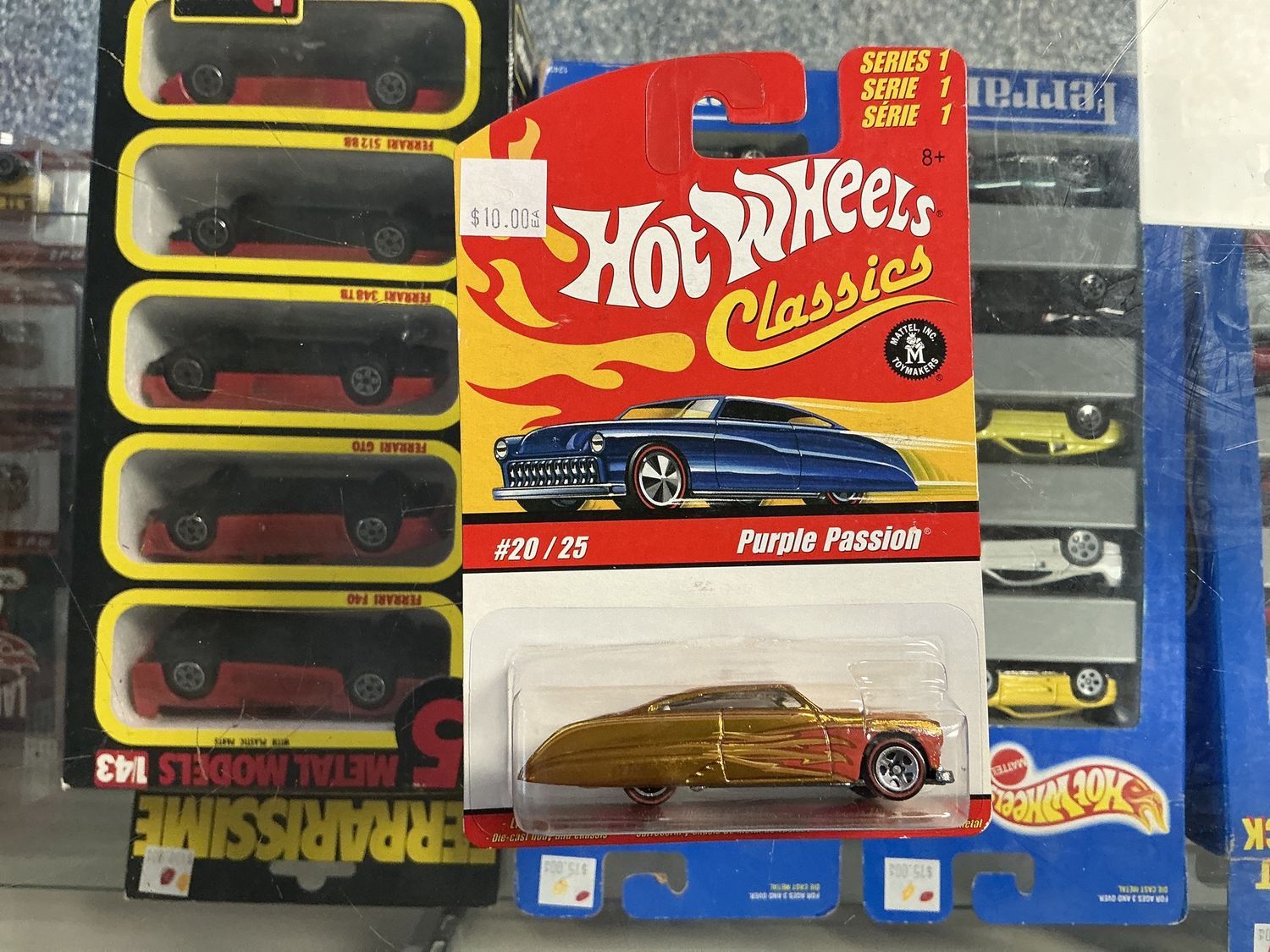 Hot wheel, classic purple, passion, gold