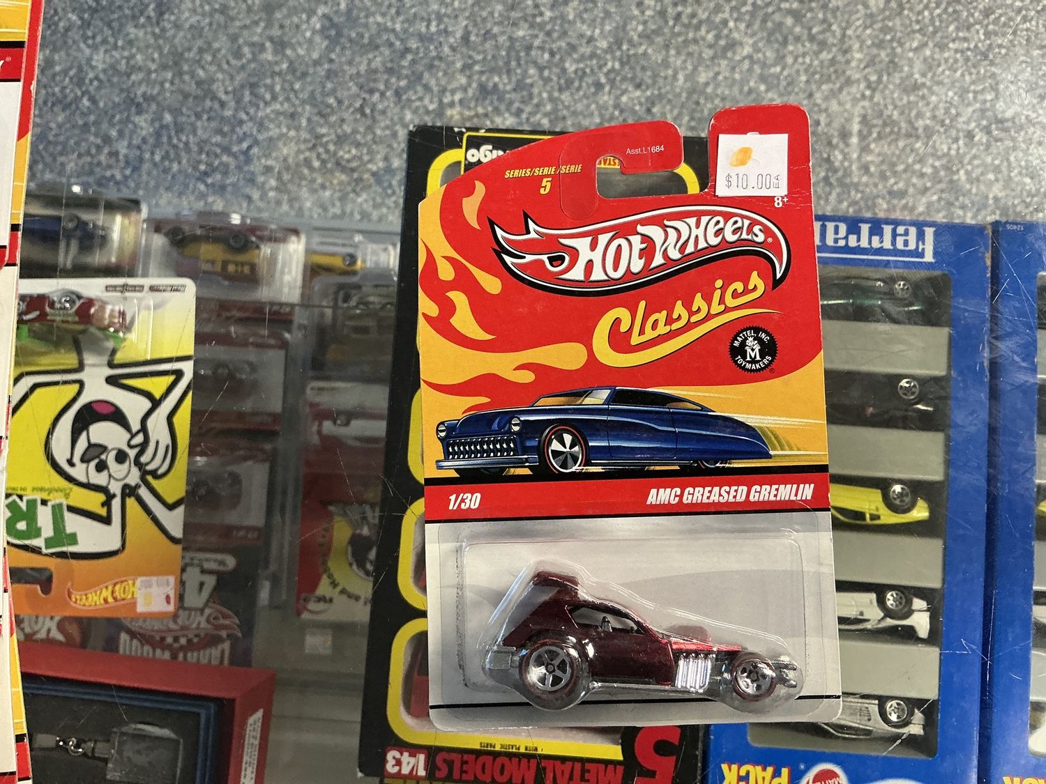 Hot wheels classic AMC greased gremlin red