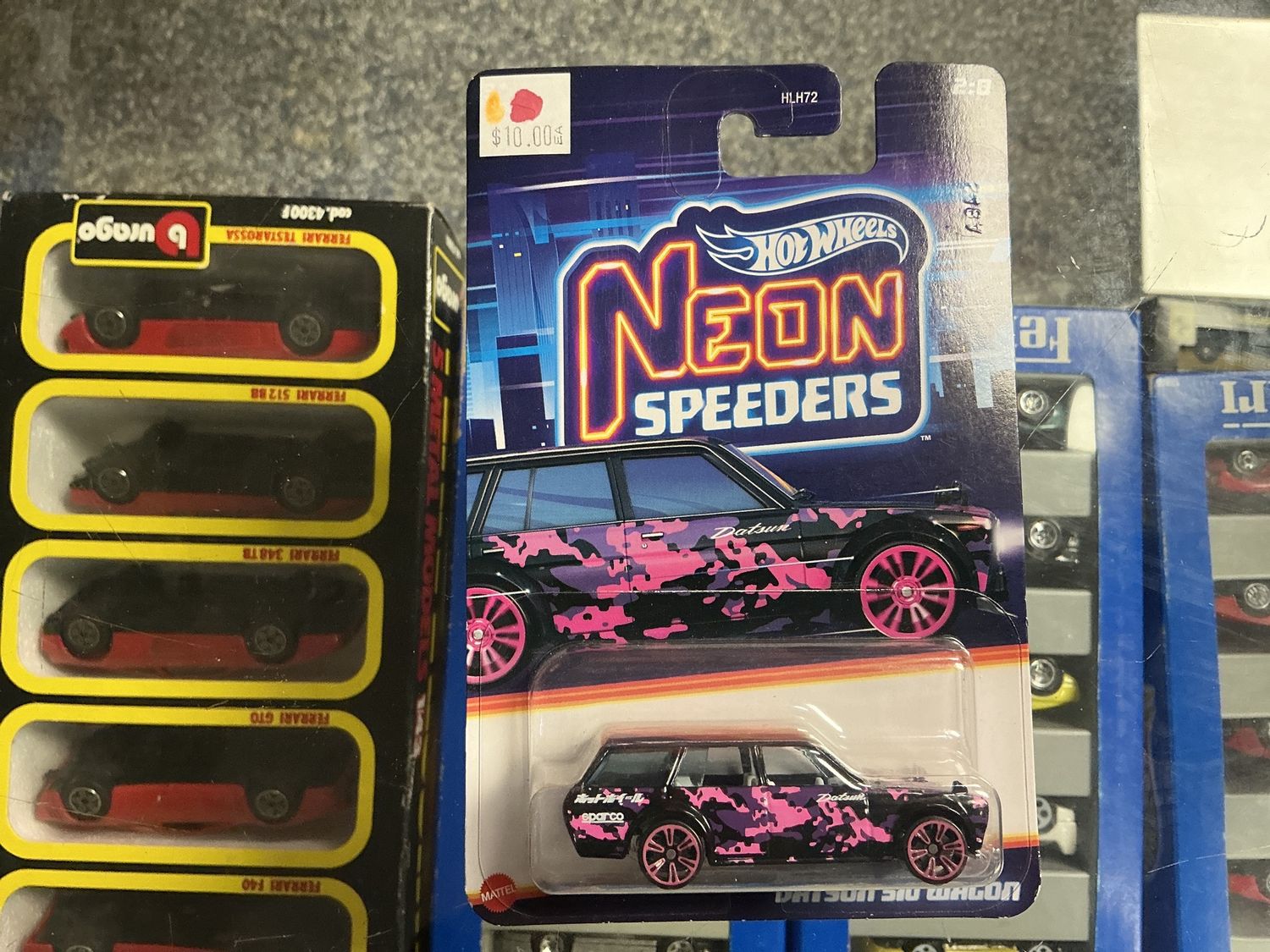Hot wheels neon speeders Datsun 510 waggon