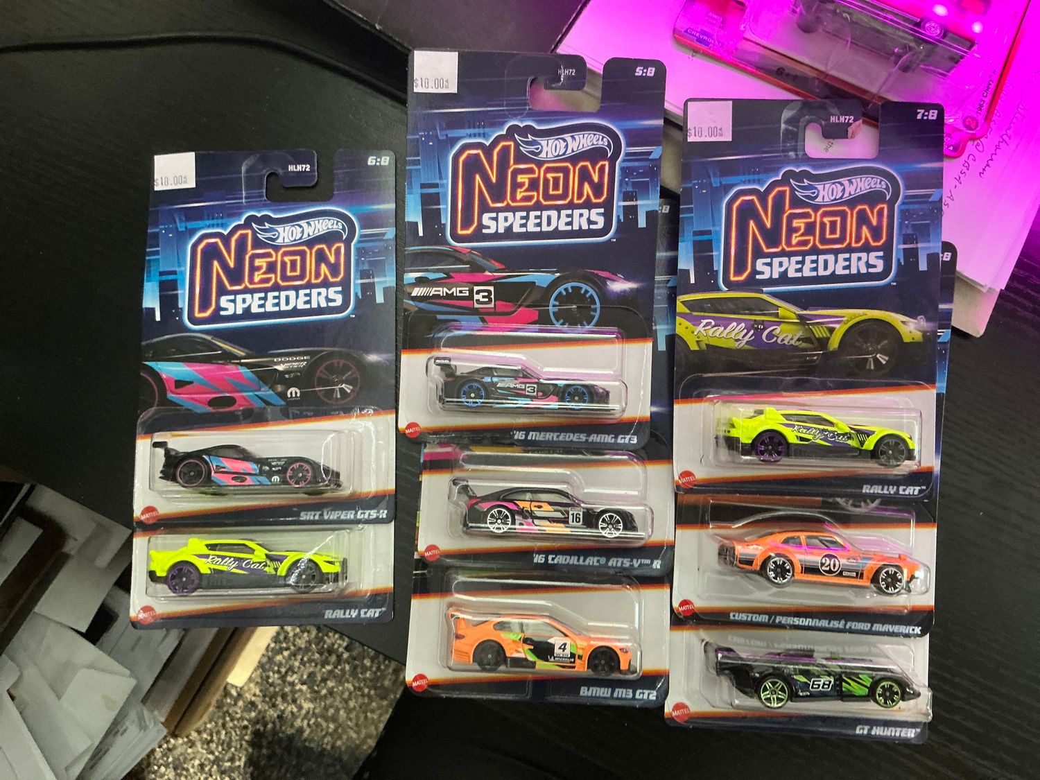 Hot wheels neon speeders asst