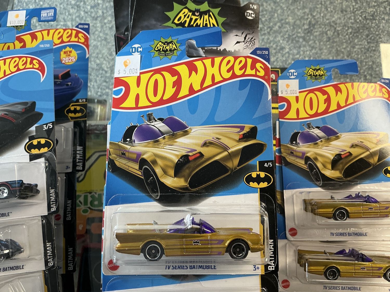 Hot wheels TV series, Batman, Gold
