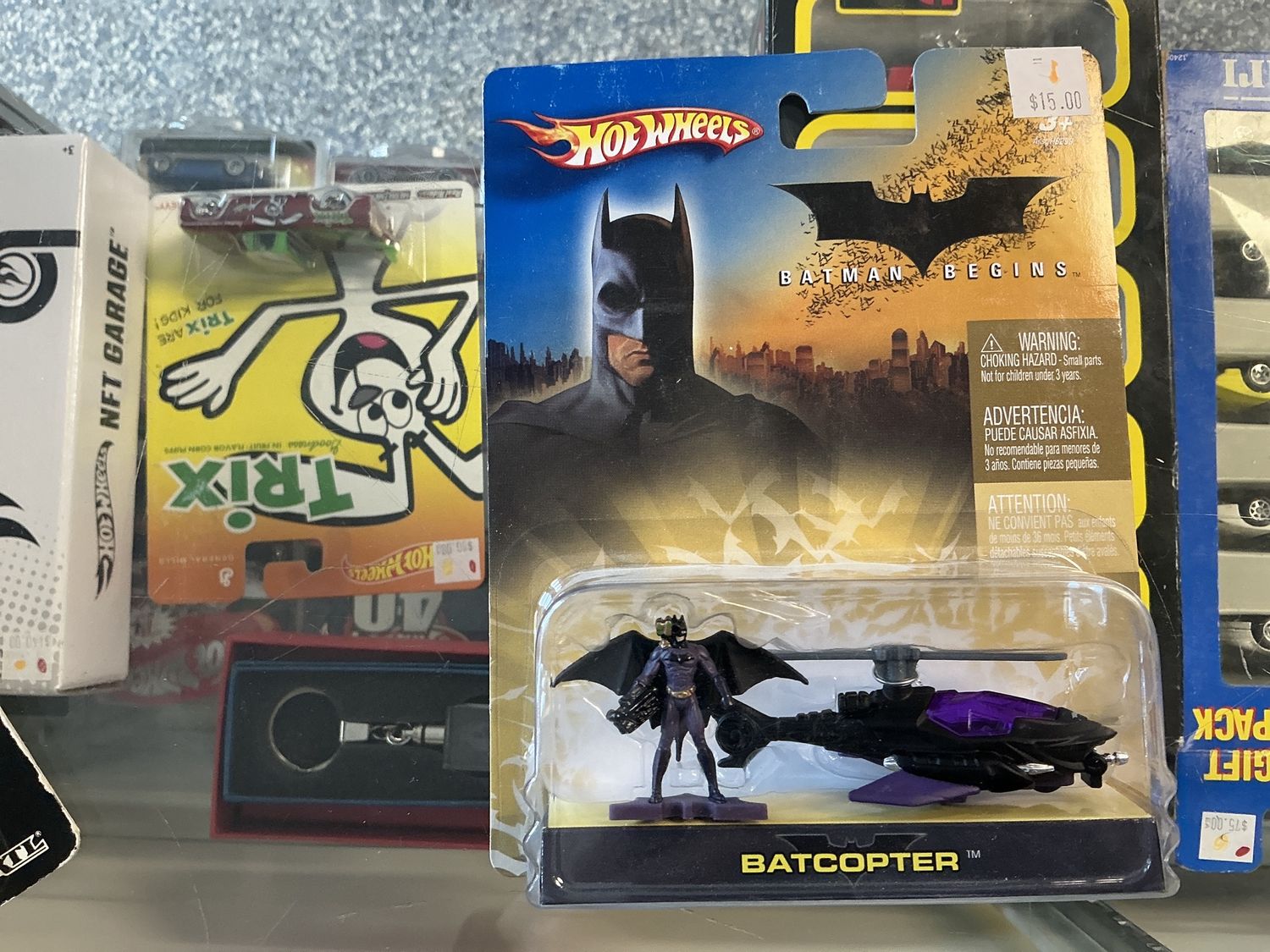 Batman begins back, copter black