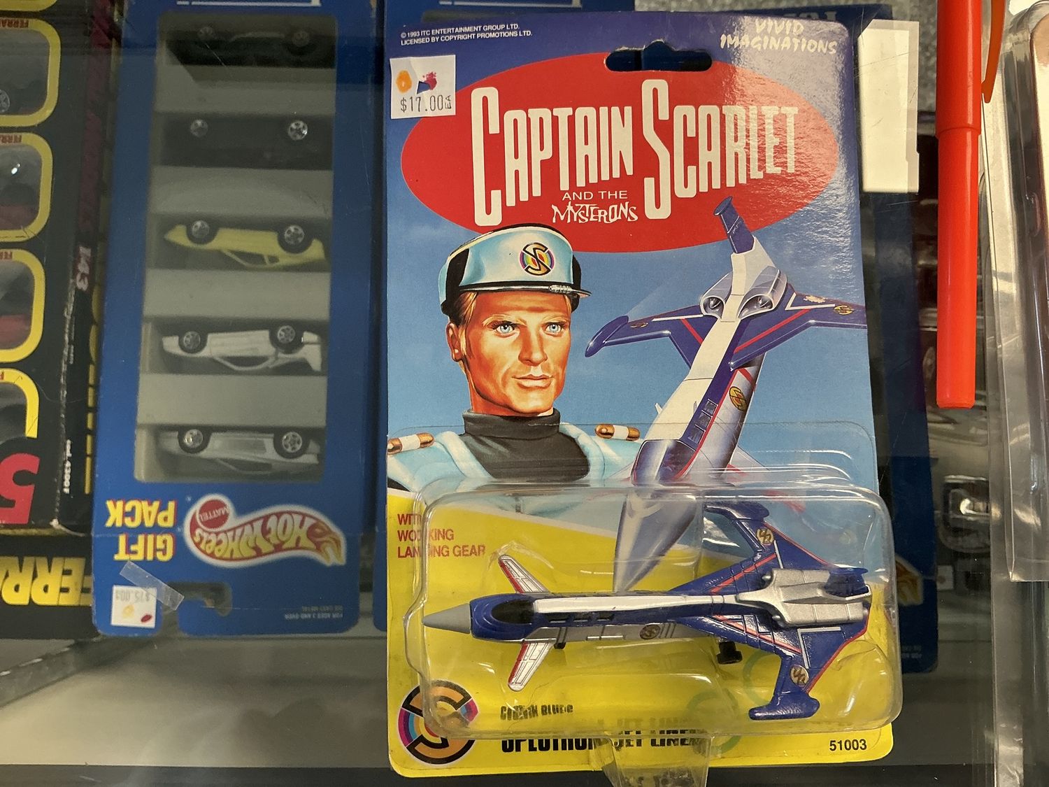 Captain Scarlet Captain blue spectrum jet liner