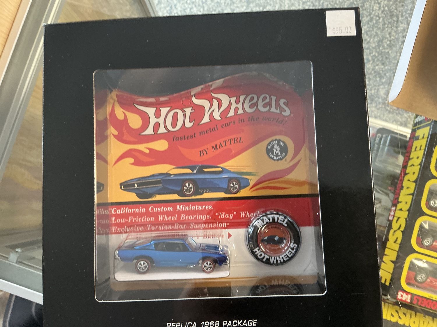 California custom miniatures barracuda replica 1968 packaging