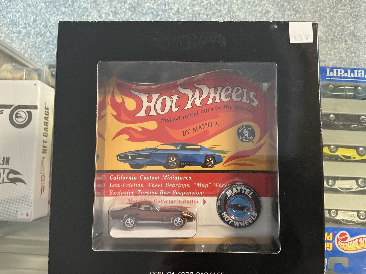 California custom miniatures replica 1968 packaging Corvette
