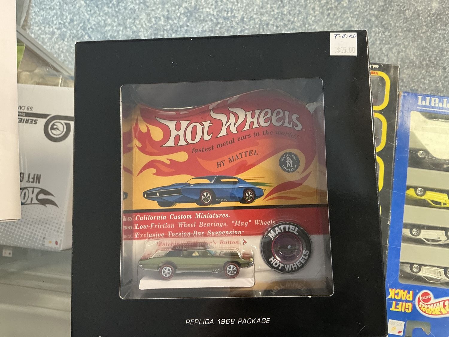 California custom miniatures tea bird replica 1968 packaging