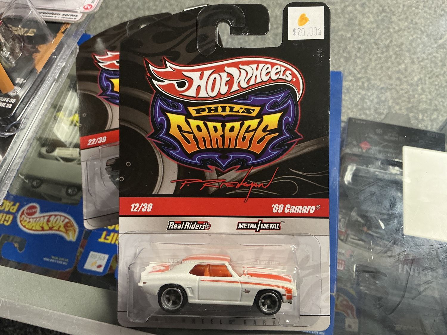 Phil’s garage 1969 Camaro white