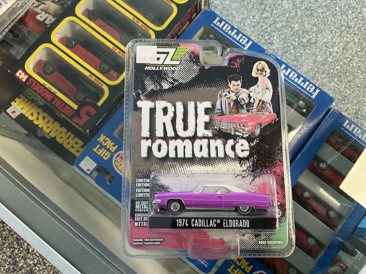 True Romance 1974 Cadillac, El Dorado purple