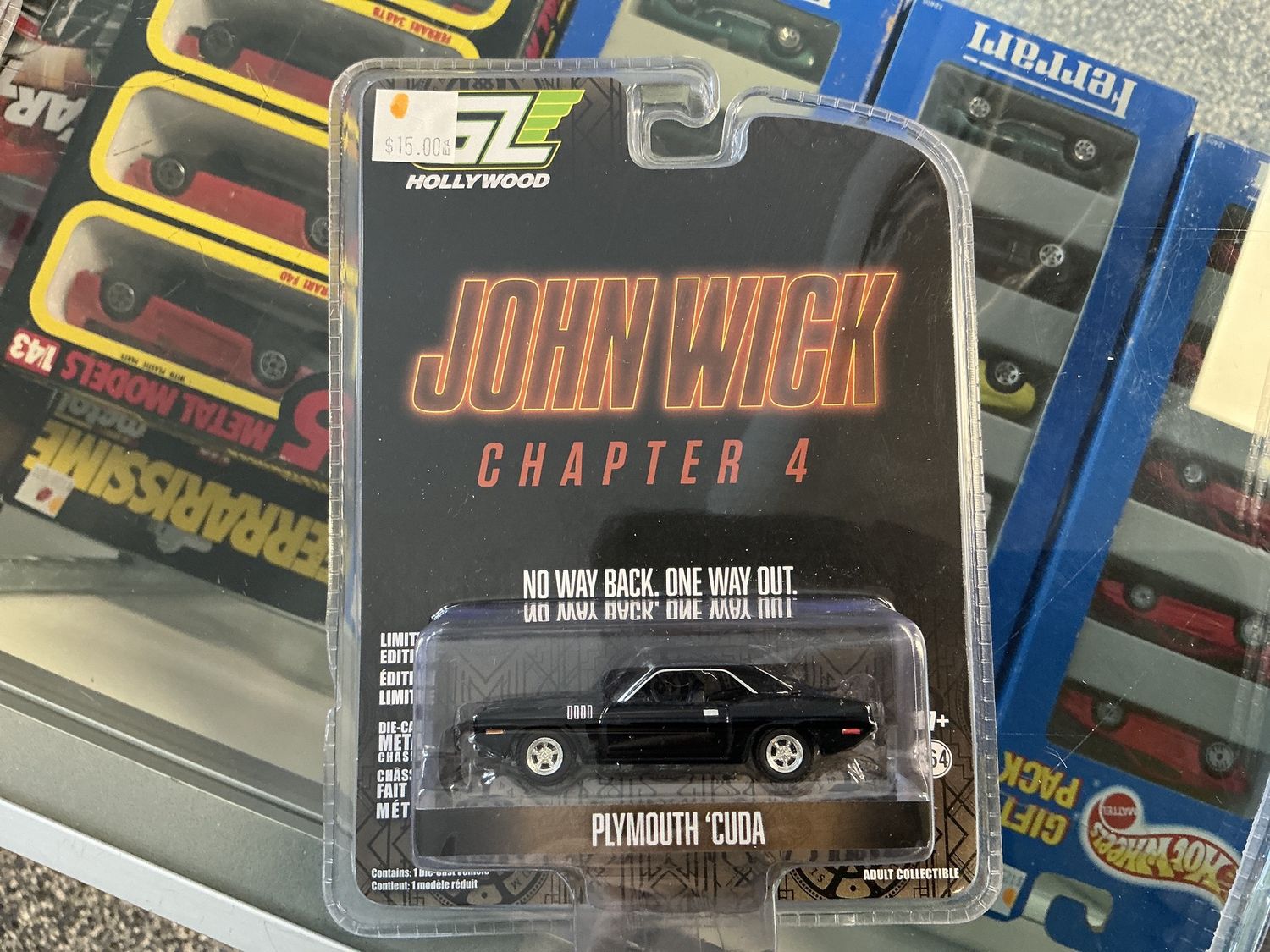 John Wick chapter 4, Plymouth Cuda