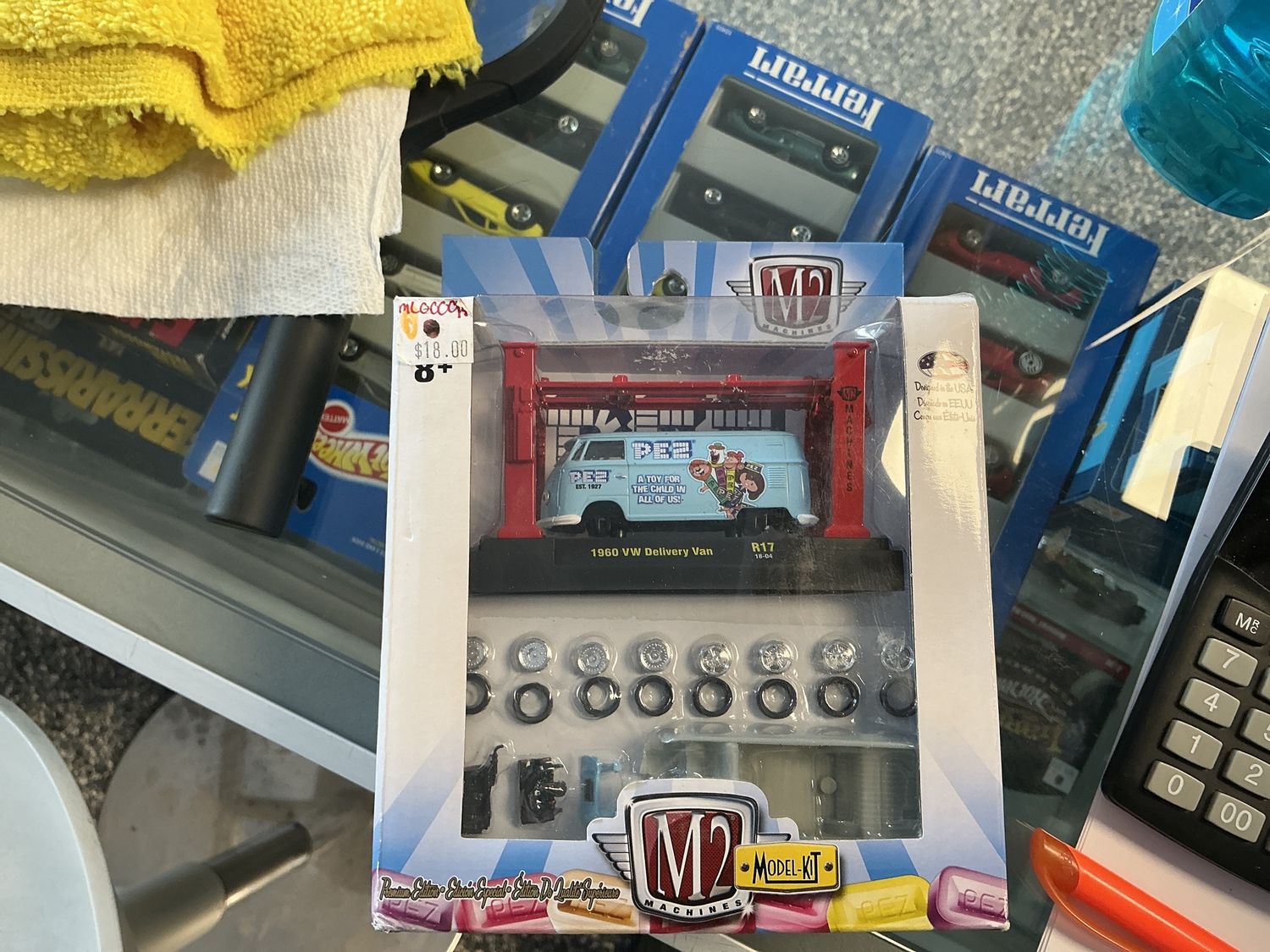 Model kit has 1960 VW delivery van