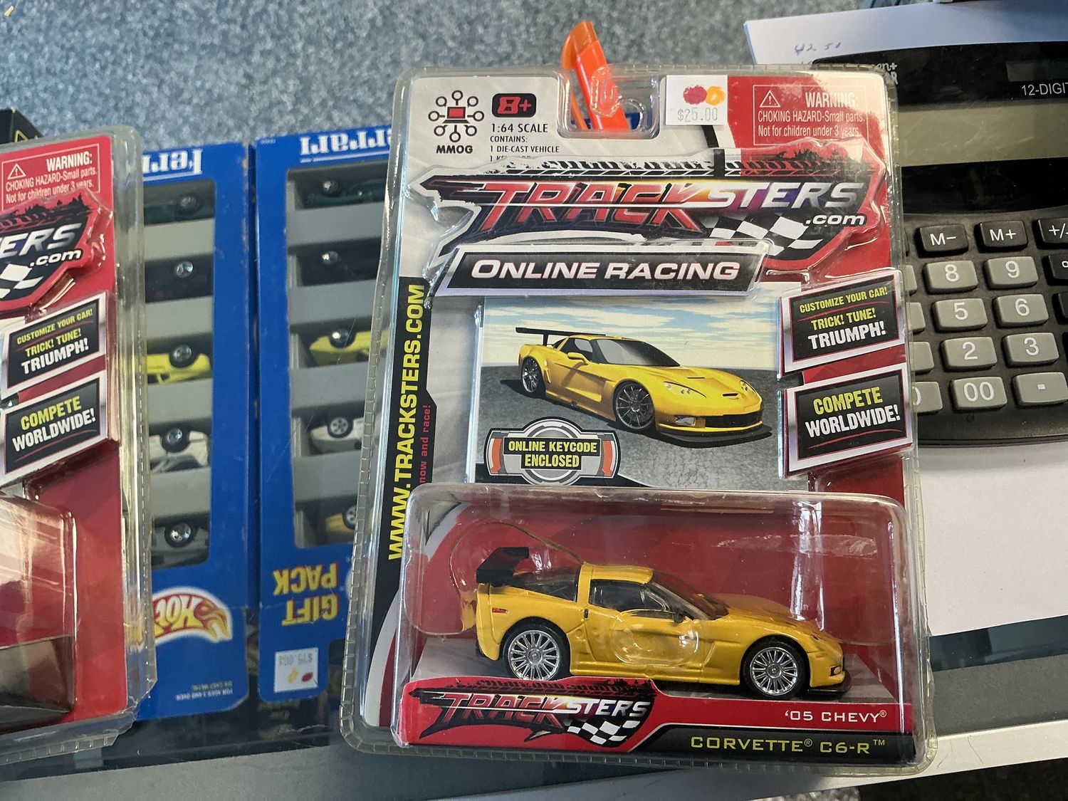 Tracksters 2005 corvette yellow