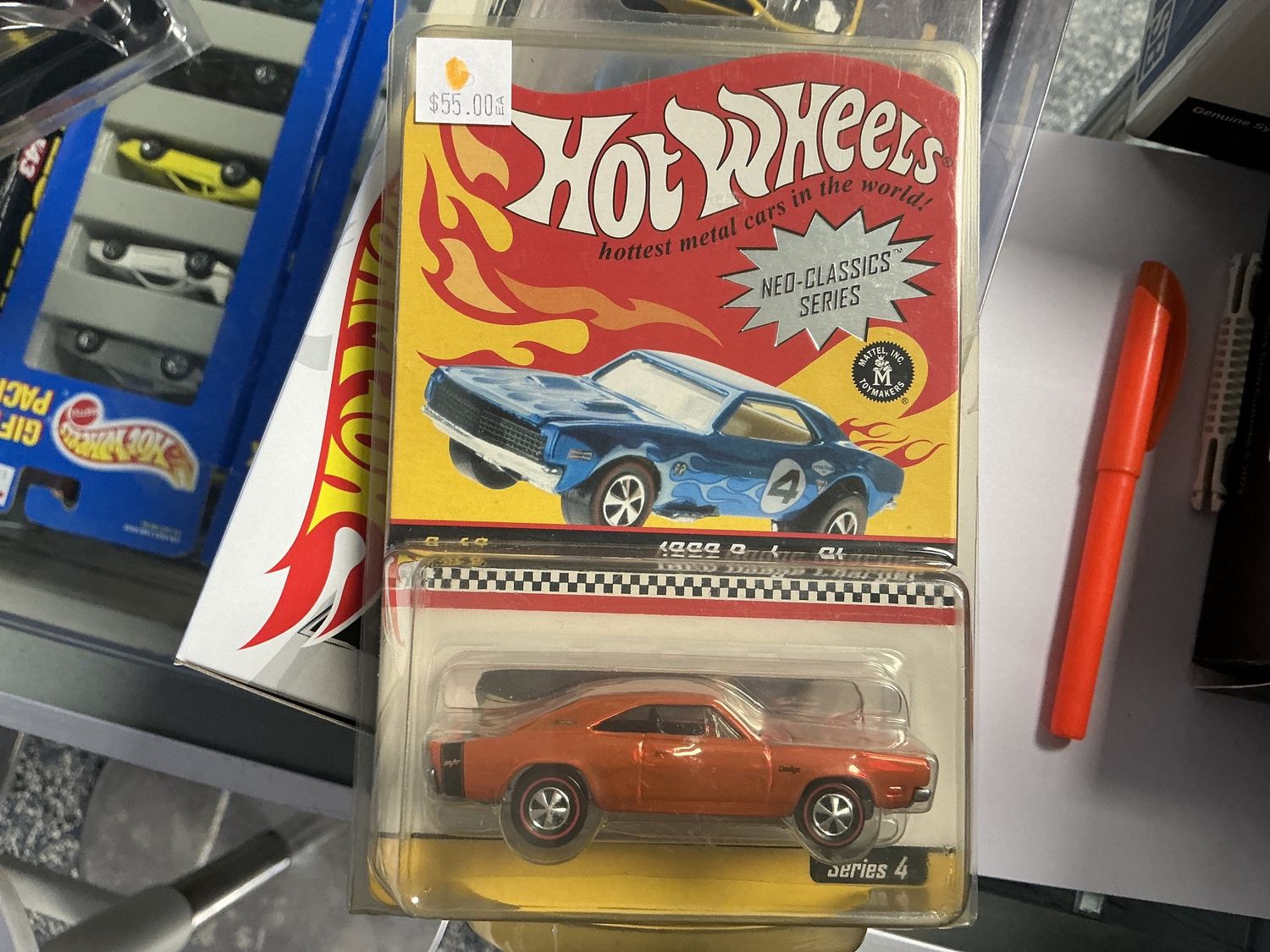 Neoclassic series 1969 Dodge charger orange