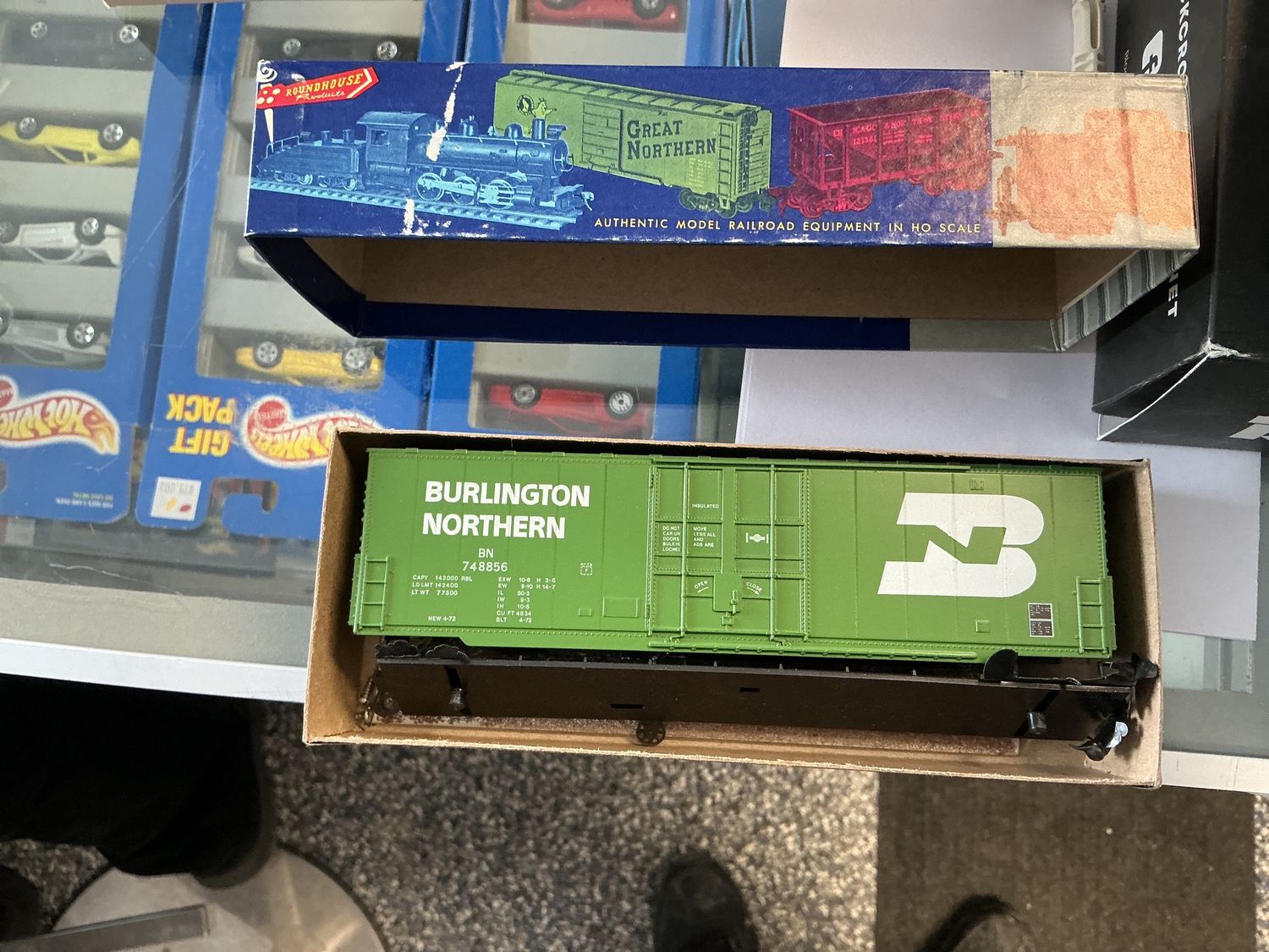 50 foot single door, Burlington Northern