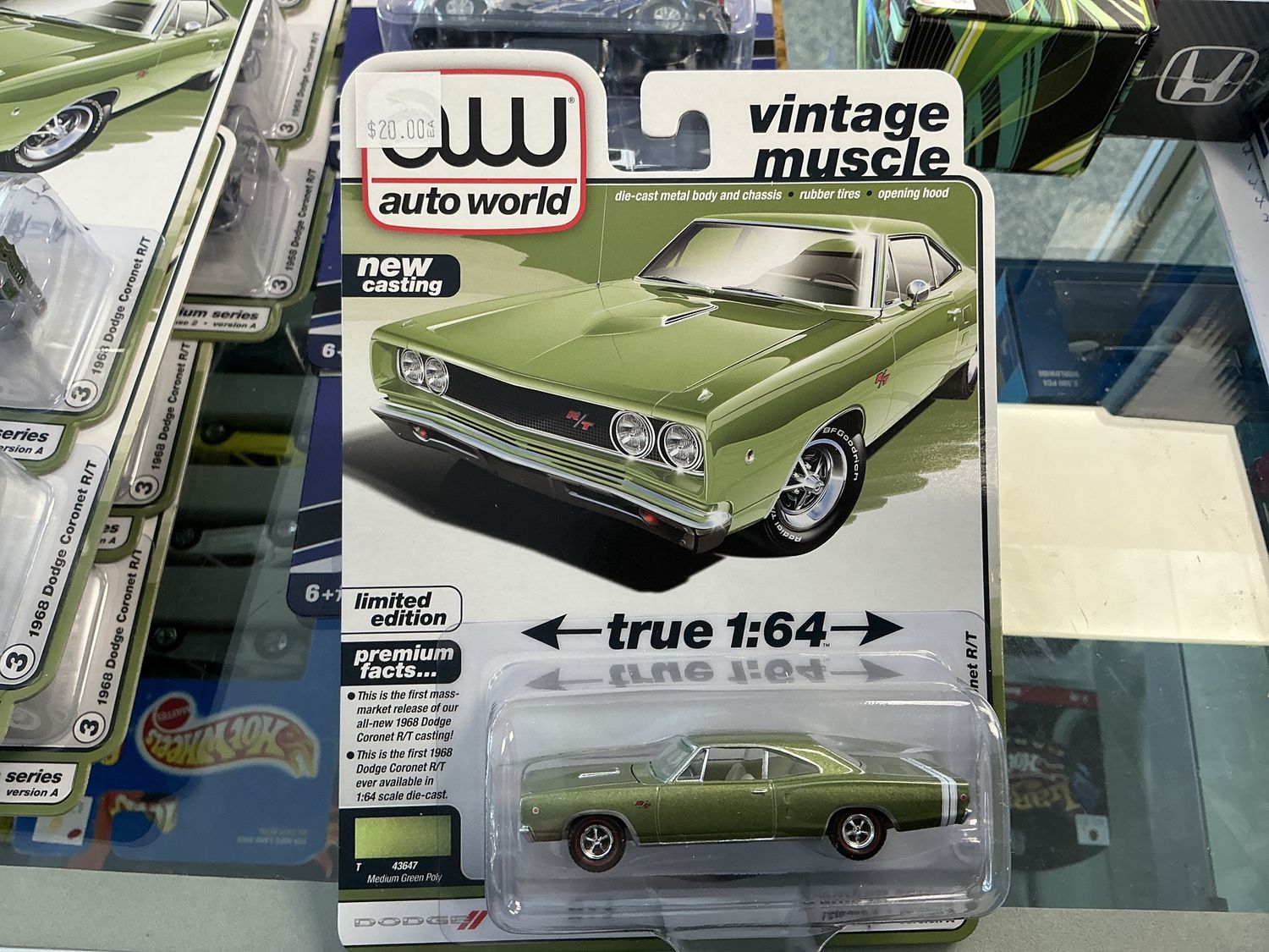 1968 Dodge Cornett, RT medium green