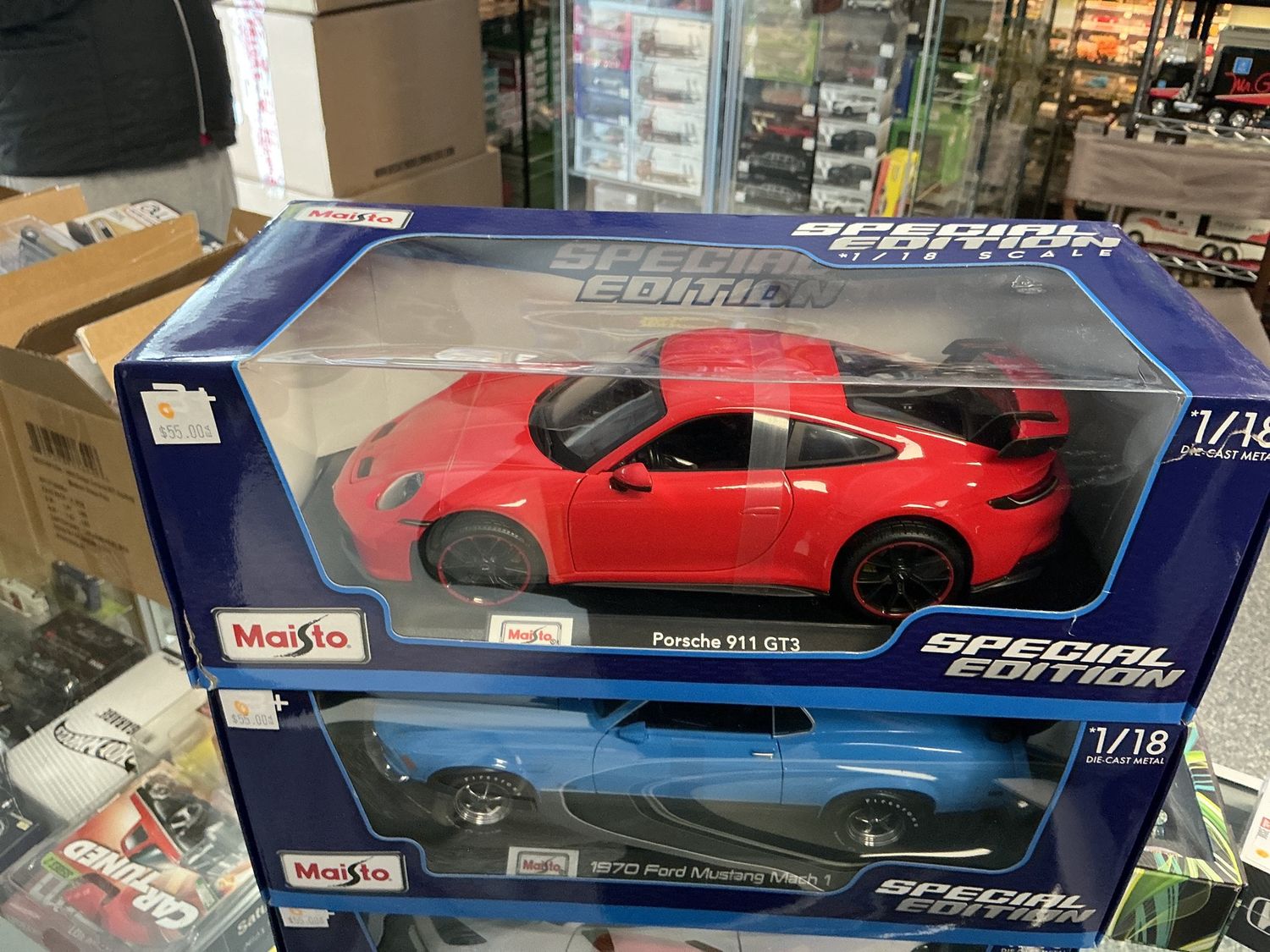 Porsche 911 GT three red