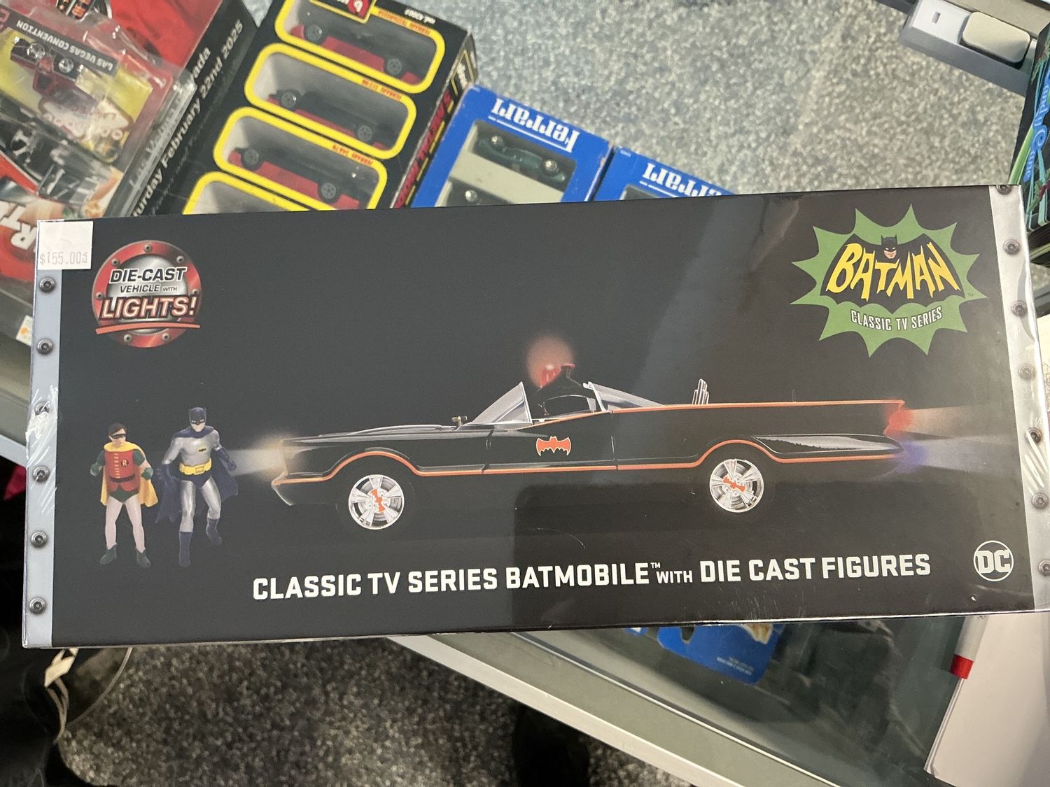 Classic TV series Batman with diecast figures