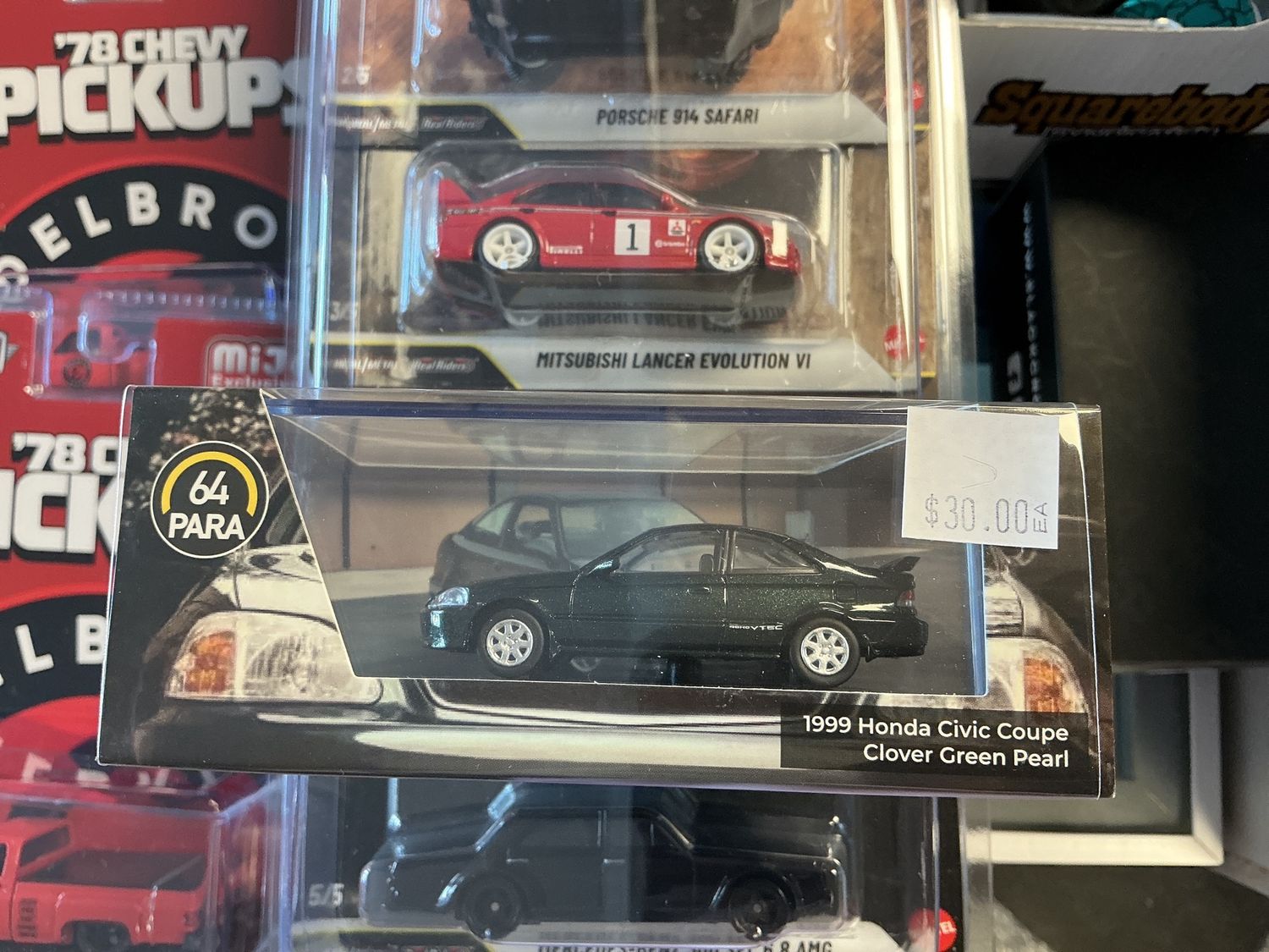 1999 Honda Civic coupe Clover Green pearl para 60