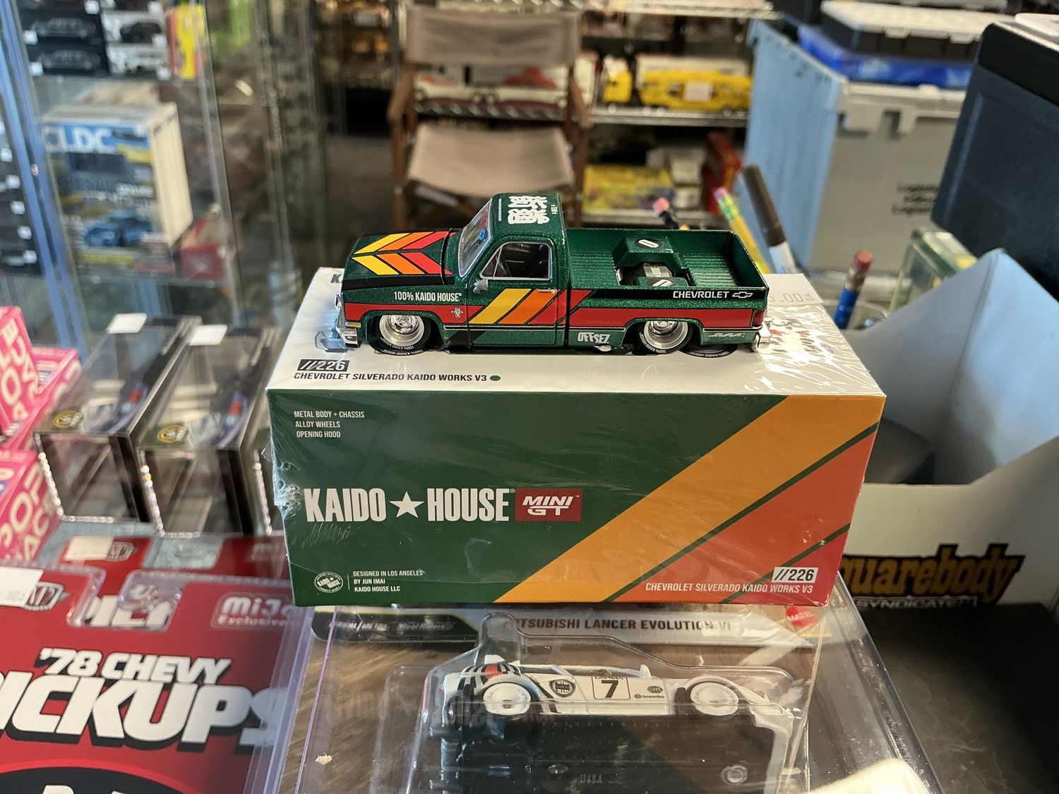 Chevrolet Silverado green