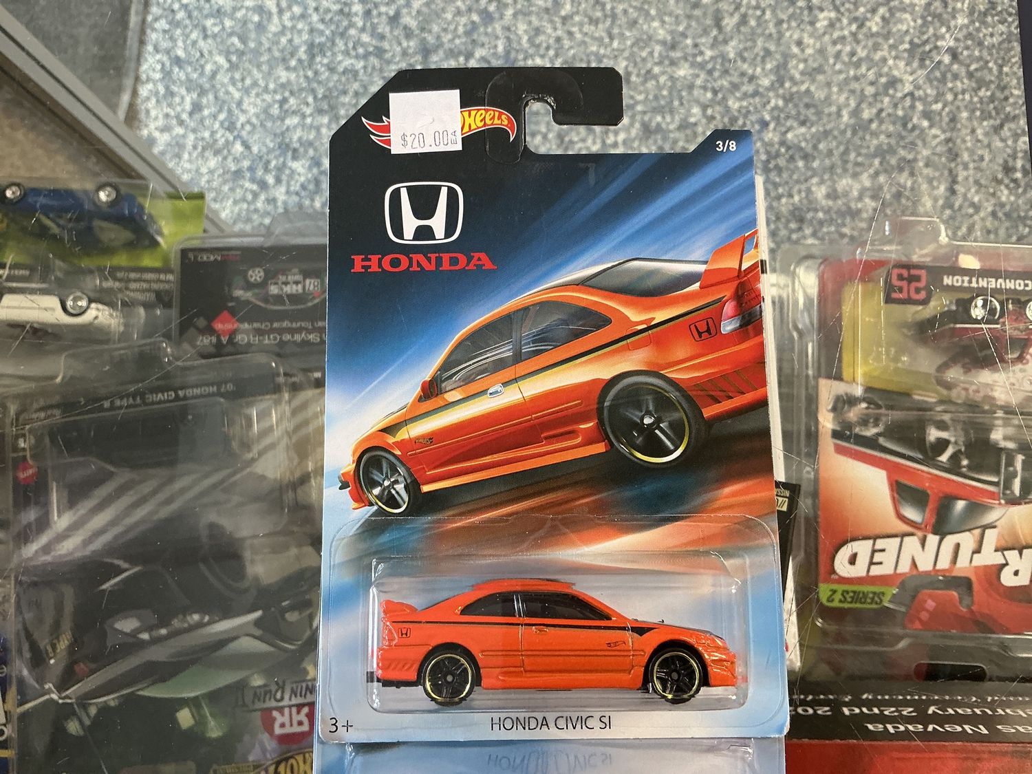 Honda series Honda Civic, SI orange