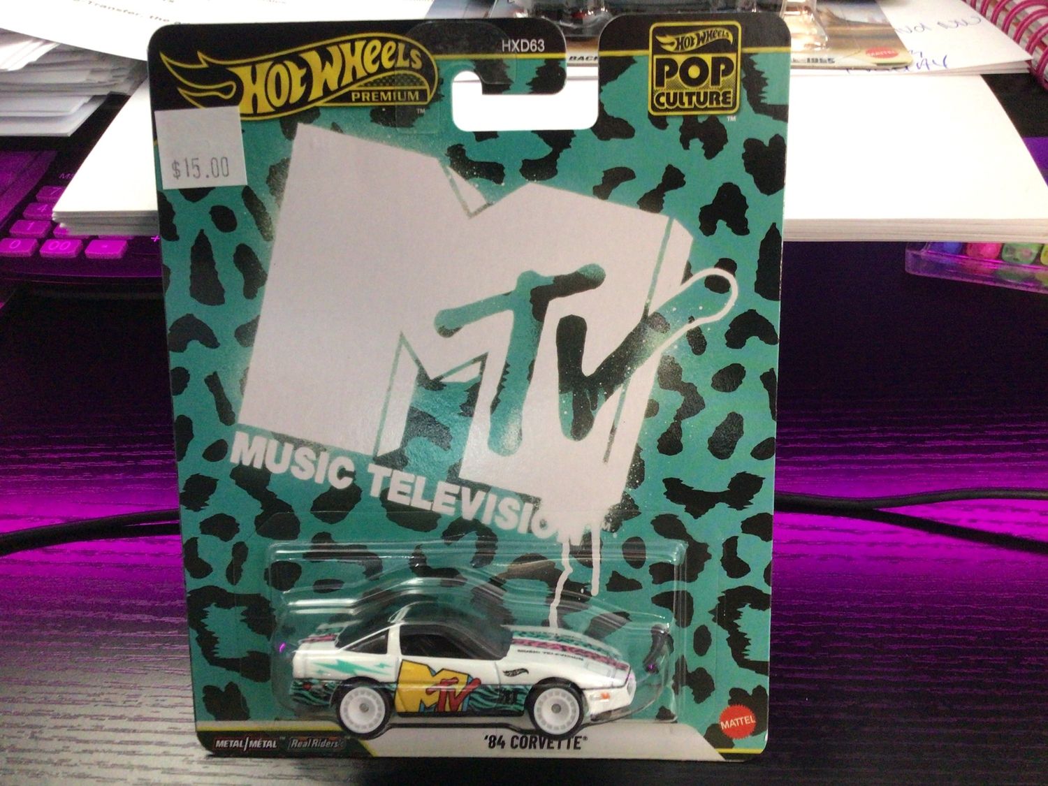 MTV music television, 1984 Corvette