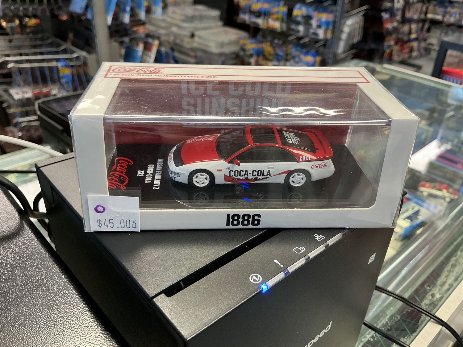 Nissan fair Lady z Coca-Cola Z32 red and white