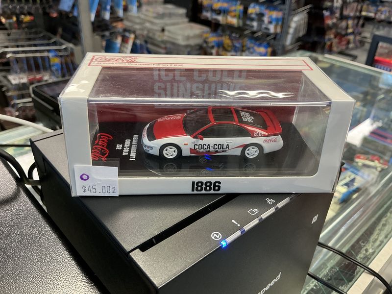 Nissan fair Lady z Coca-Cola Z32 red and white