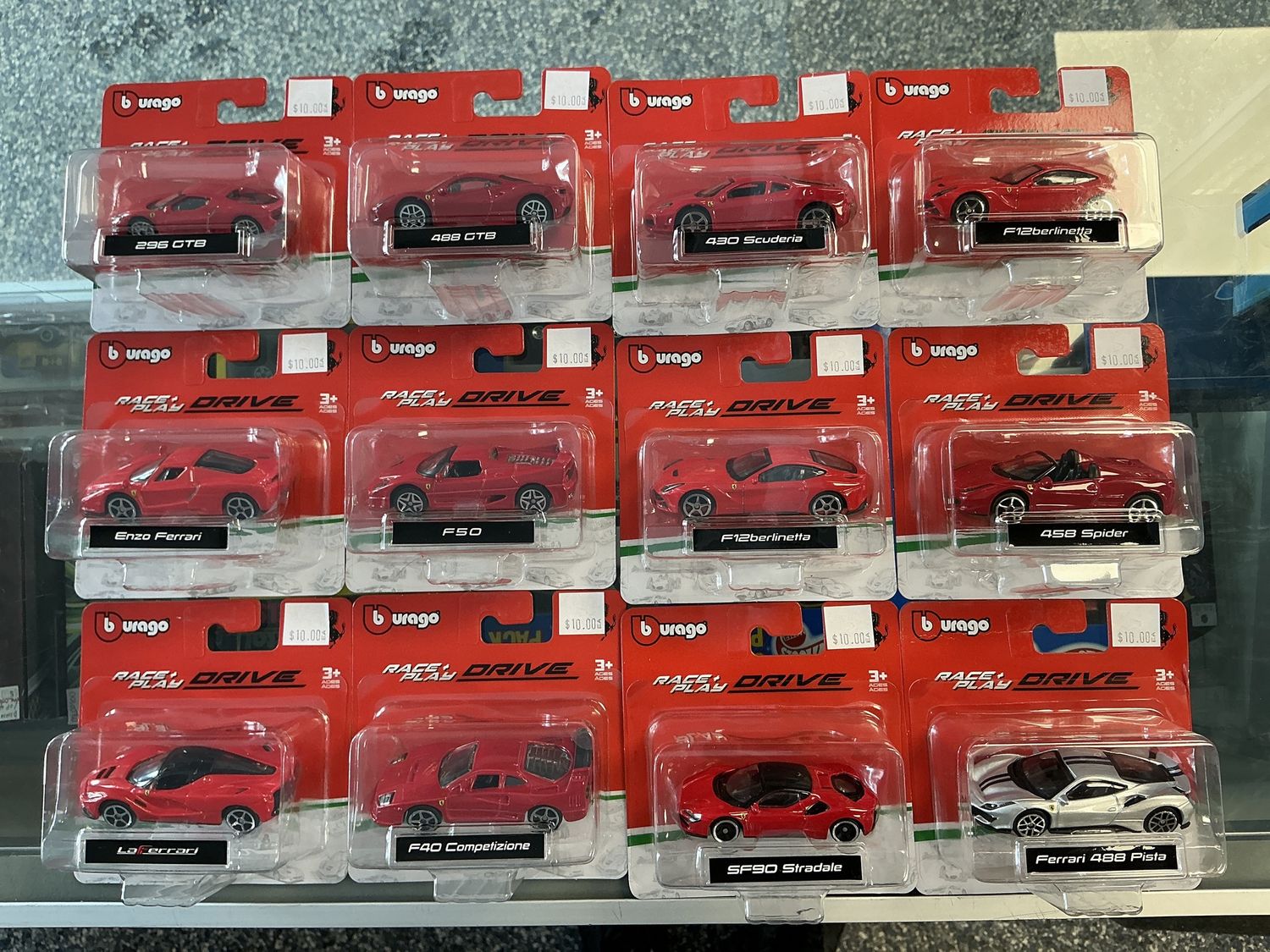 Race and play drive Ferrari 488 pista