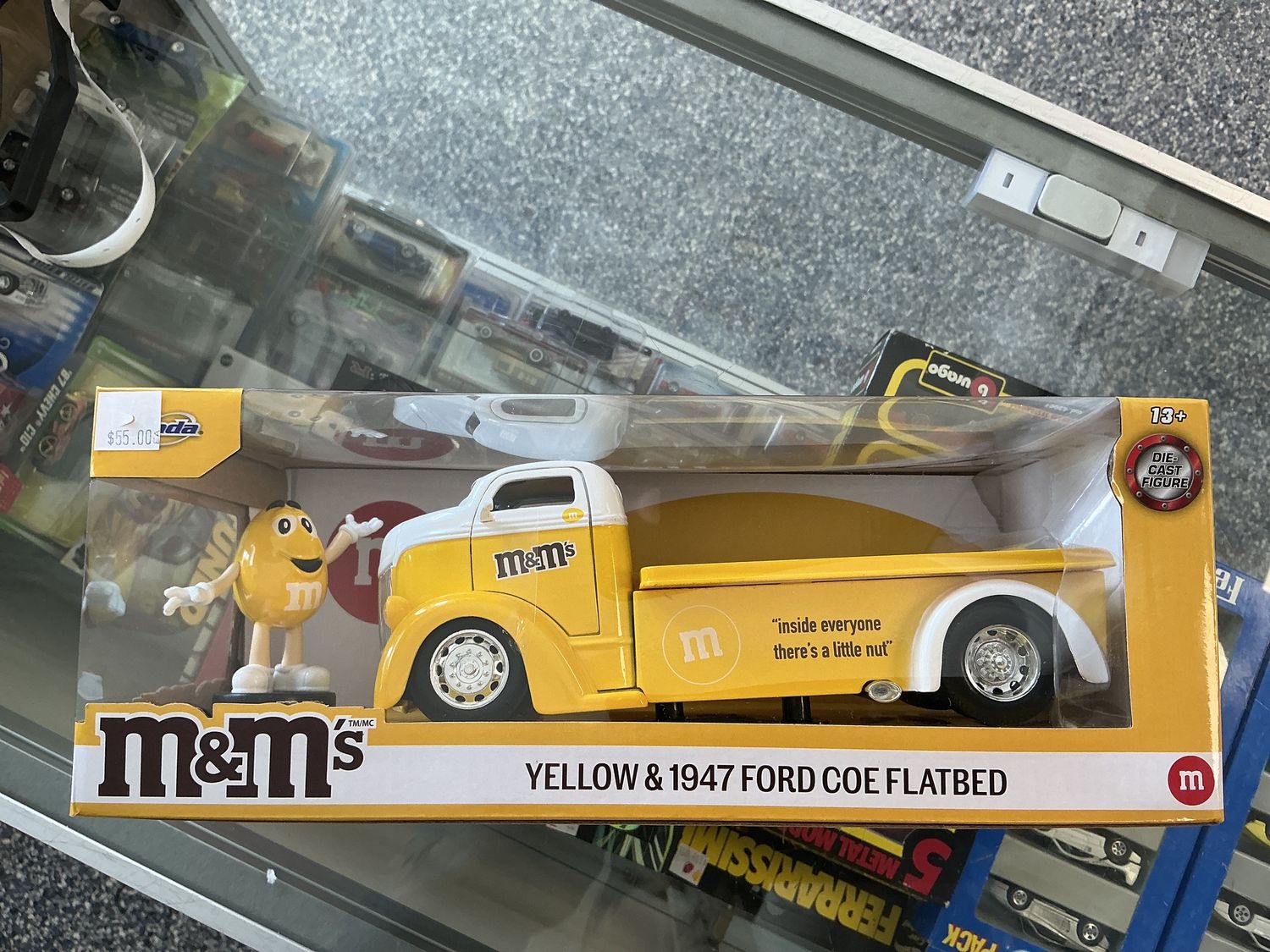 Eminem yellow with 1947 Ford COE flatbed