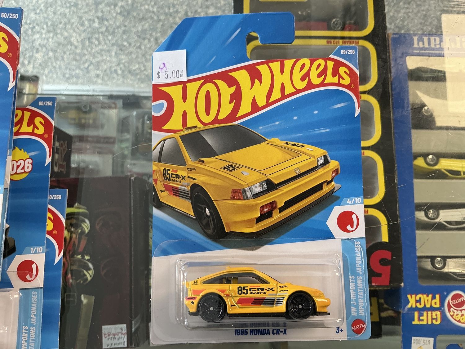 1985 Honda CRX yellow