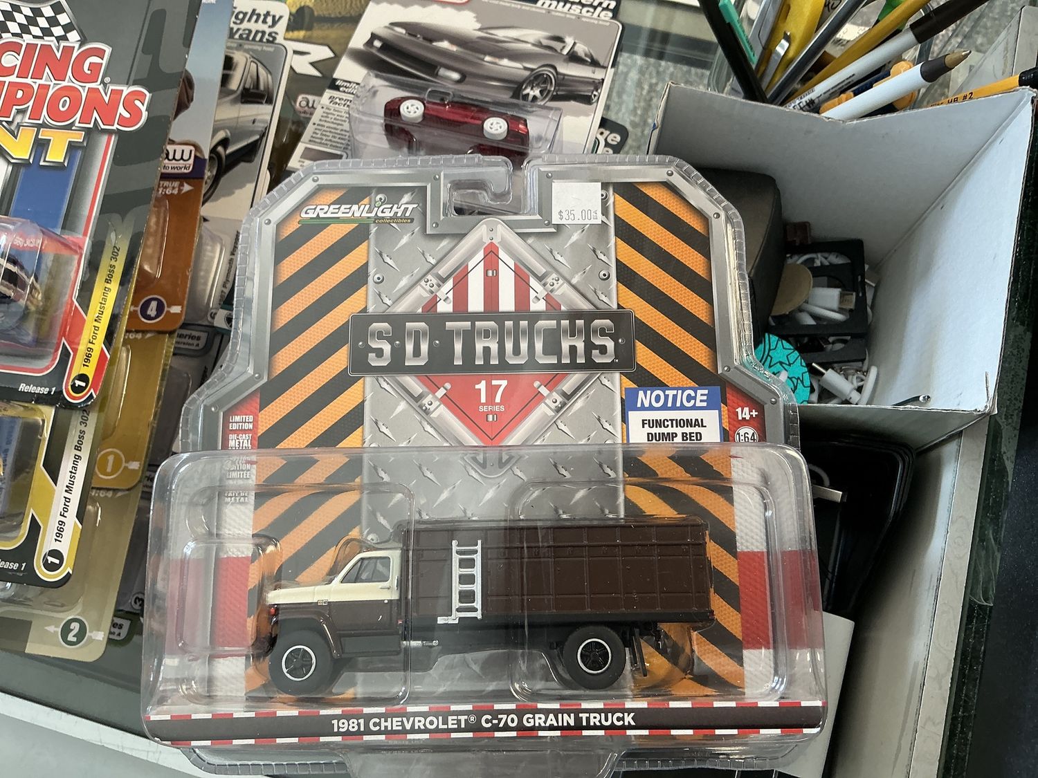 SD TRUCKS 1981 Chevy c-70 grain truck brown